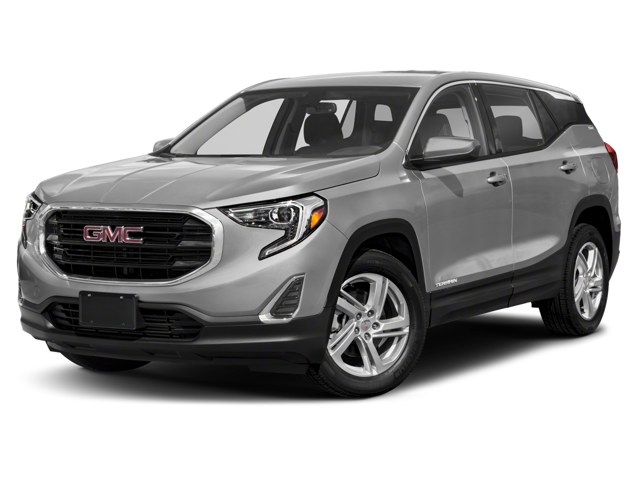 2018 GMC Terrain SLE in Coppertino Metallic — front three-quarter view