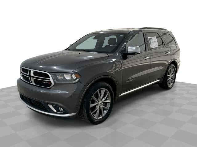 2020 Dodge Durango Citadel Anodized Platinum RWD in Gray — front three-quarter view