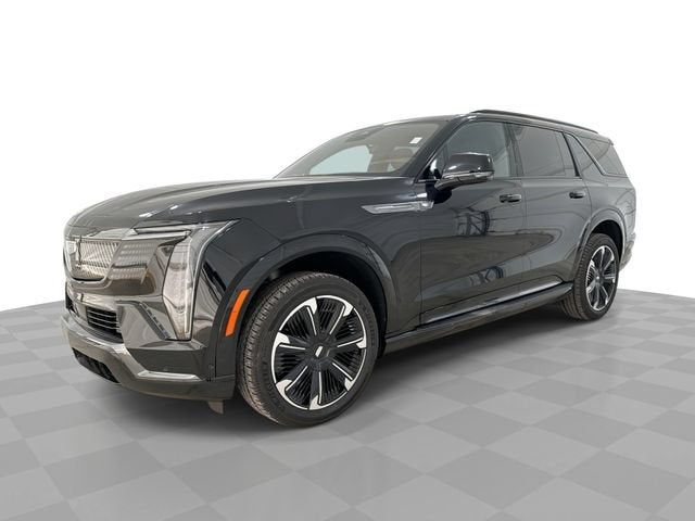 2026 Cadillac ESCALADE IQL Sport in Black Raven — front three-quarter view