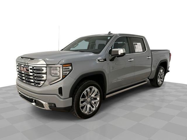 2024 GMC Sierra 1500 Denali in Thunderstorm Gray — front three-quarter view