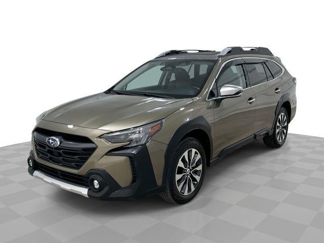2023 Subaru Outback Base in Green — front three-quarter view