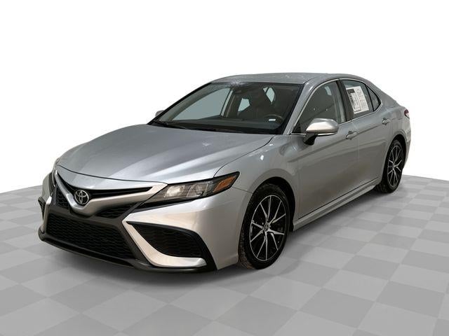 2024 Toyota Camry Base in Silver — front three-quarter view
