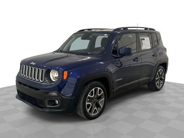 2018 Jeep Renegade Base in Blue — front three-quarter view